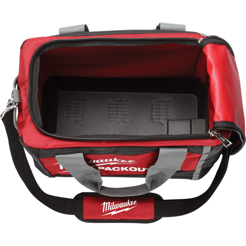Milwaukee 48-22-8321 Sacs &agrave; outils Packout, Nylon balistique, 2 pochettes, Noir/Rouge