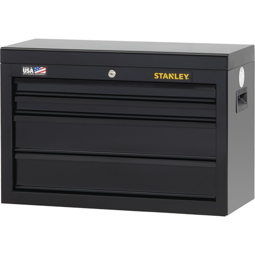 Stanley Tools STST22643BK 100 Series Tool Chest, 26" W, 4 Drawers, Black