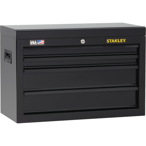 Stanley Tools STST22643BK 100 Series Tool Chest, 26" W, 4 Drawers, Black
