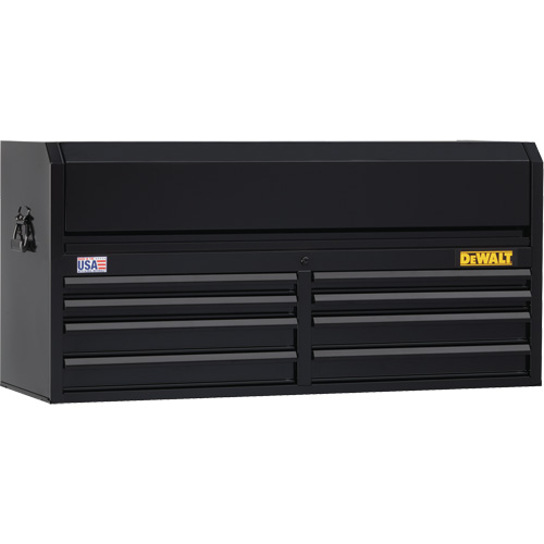 DEWALT DWST25181 Tool Chest, 51-1/2" W, 8 Drawers, Black