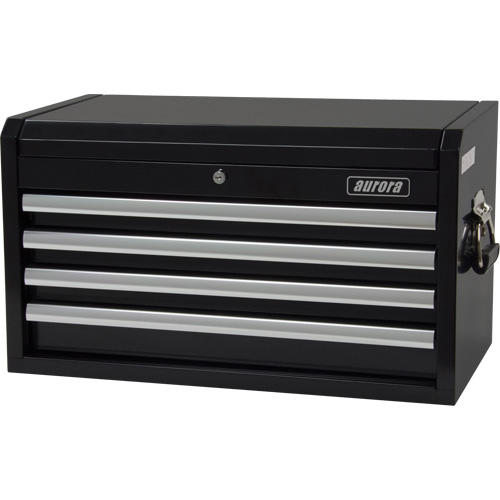 Aurora Tools TER066 Industrial Tool Chest, 26" W, 4 Drawers, Black