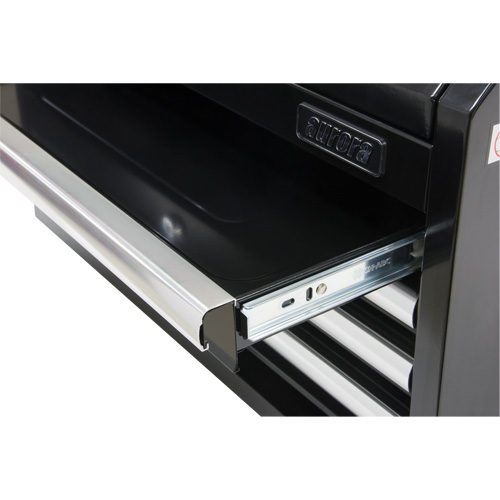 Aurora Tools TER066 Industrial Tool Chest, 26" W, 4 Drawers, Black