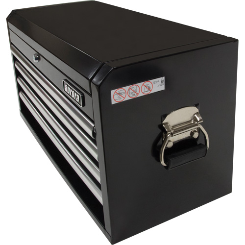 Aurora Tools TER066 Industrial Tool Chest, 26" W, 4 Drawers, Black