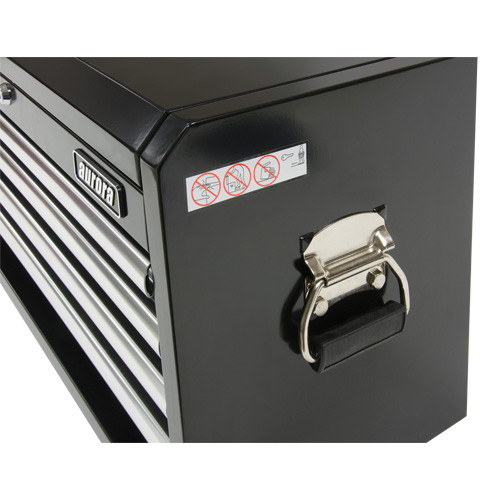 Aurora Tools TER066 Industrial Tool Chest, 26" W, 4 Drawers, Black