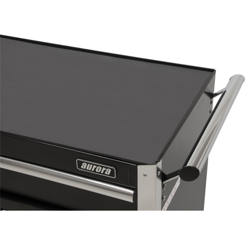 Aurora Tools TER067 Industrial Tool Cart, 11 Drawers, 41" W x 18-3/4" D x 39-1/3" H, Black