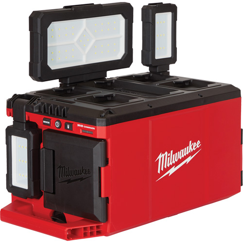 Milwaukee 2357-20 Lampe/chargeur M18 Packout, DEL, 3000 lumens