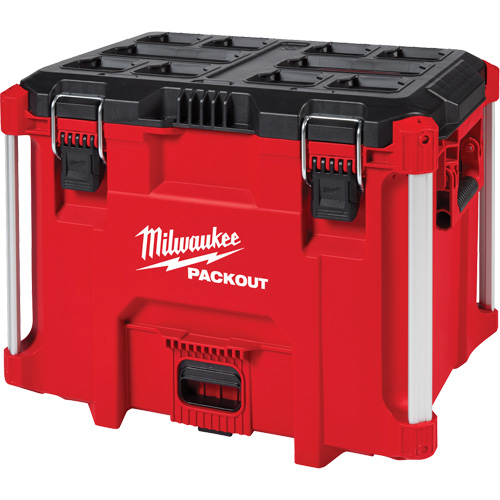 Milwaukee 48-22-8429 Packout XL Tool Box, 21-4/5 W x 15-1/2 D x 16-9/10  H, Black/Red