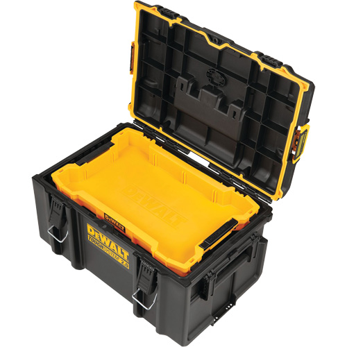 DEWALT DWST08110 ToughSystem&reg; Shallow Tool Tray, 18-2/5" x 12" x 2-1/3", Yellow