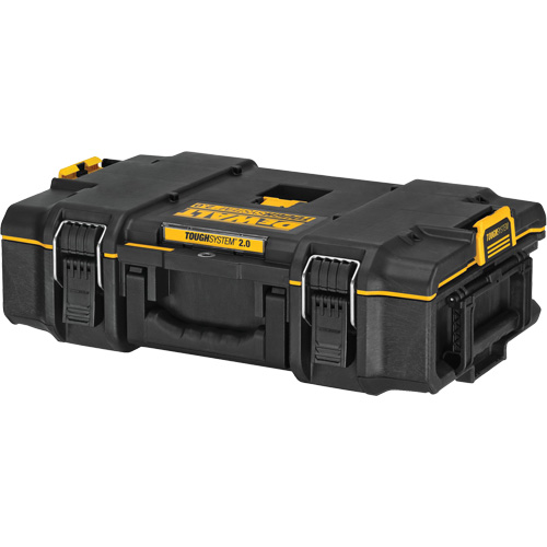 DEWALT DWST08165 Boîte &agrave; outils ToughSystem 2.0, 21-3/4" x 14-3/4" x 7", Noir
