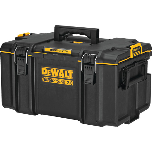 DEWALT DWST08300 ToughSystem&reg; 2.0 Large Toolbox, 21-3/4" x 14-3/4" x 12-3/8", Black