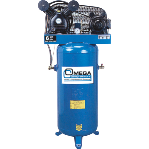 Omega Compressors PP-6060V Professional Series Air Compressors, 50 Gal. (60 US Gal)