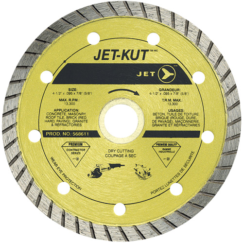 JET 568611 Lame diamant Turbo de premi&egrave;re qualit&eacute; JET-KUT