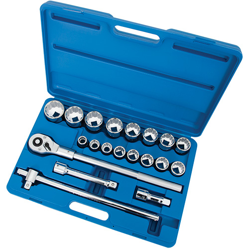 JET 600406 SW7521-HD SAE Socket Wrench Set, 21 Pcs, 3/4" Drive Size
