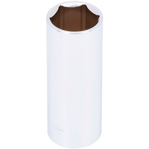 JET 672324 Douille chrom&eacute;e, Chocs/Puissance, 3/4", Prise 1/2", 6 pans, Profond