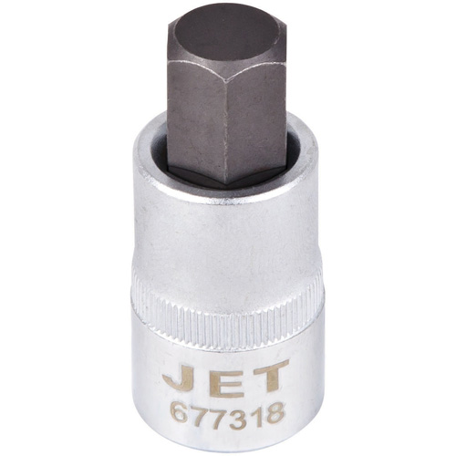 JET 677318 Douille &agrave; embout, Hexagonale, 9/16" x 2" lo, Prise 1/2"