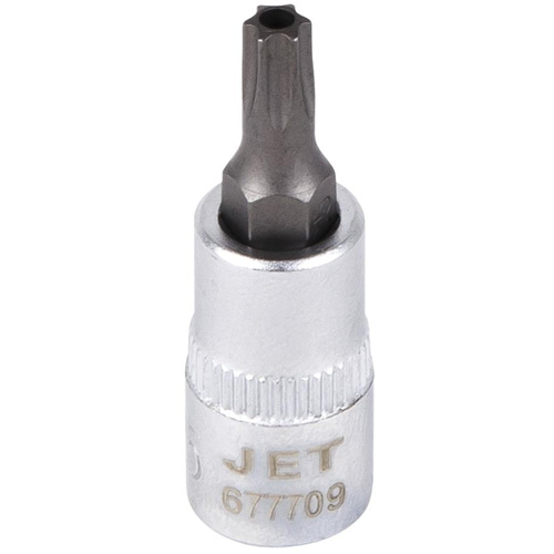 JET 677766 Tamperproof Bit Socket, Torx&reg; Tamper, T-50 x 2" L, 3/8" Drive