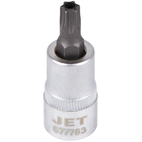 JET 677764 Tamperproof Bit Socket, Torx&reg; Tamper, T-45 x 2" L, 3/8" Drive