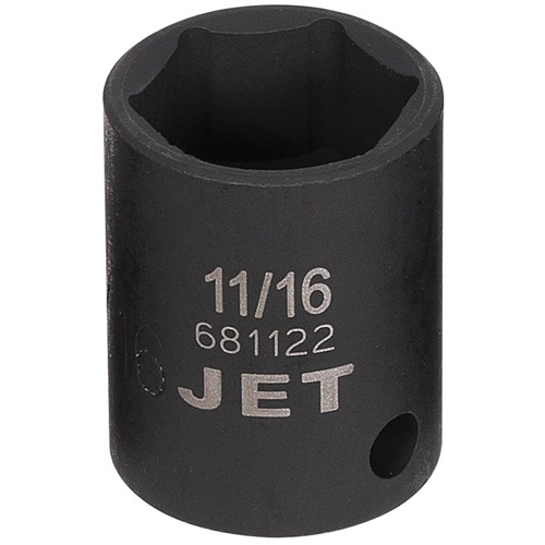 JET 681122 Douille, Chocs, 11/16", Prise 3/8", 6 pans