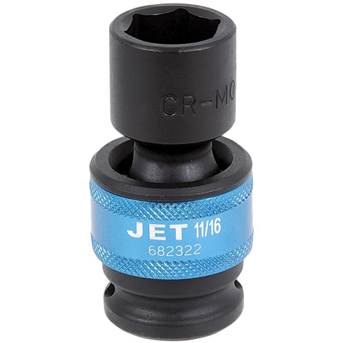 JET 682318 Universal Impact Socket, Impact/Power, 9/16", 1/2" Drive