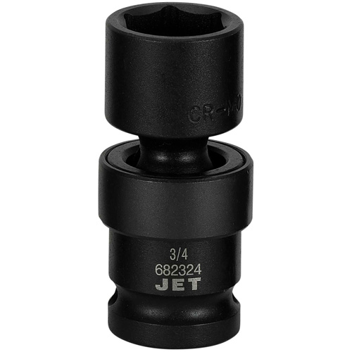JET 682324 Universal Socket, Impact, 3/4", 1/2" Drive, 6 Points