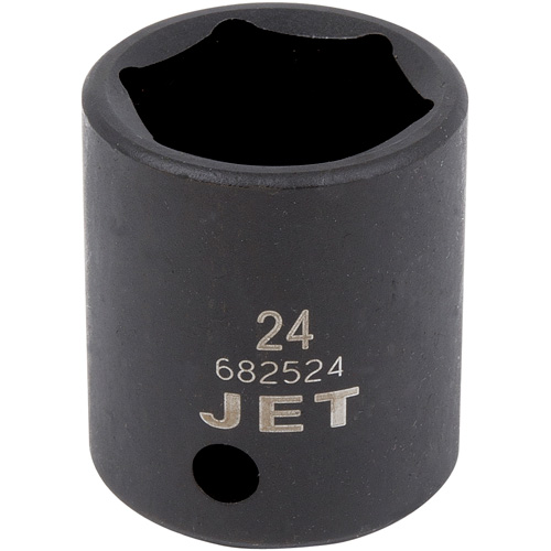 JET 682524 Douille &agrave; percussion standard, Chocs, 24 mm, Prise 1/2", 6 pans