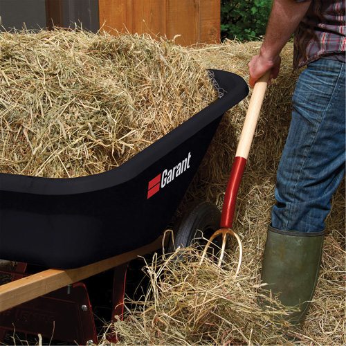 Garant BP8 Wheelbarrow, 8 cu. Ft., Polyethylene Tray