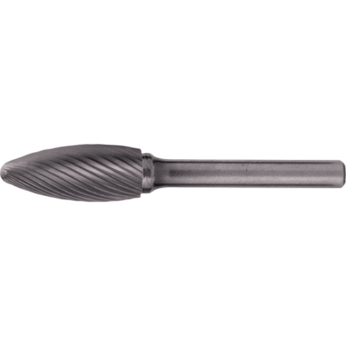 Walter Technologies Pour Surface C17750 Fraises au carbure solide - Forme de flamme CLEVELAND, 1/8" dia., 1/8" Tige