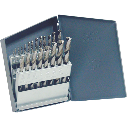 Walter Surface Technologies C21113 CLE-LINE Drill Sets, 21 Pieces, High Speed Steel