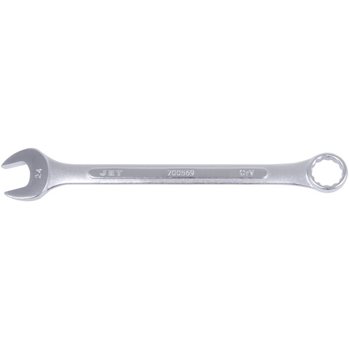 JET 700569 Raised Panel Combination Wrench, 24 mm, Chrome Finish