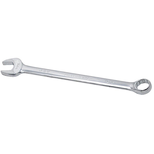 JET 700626 Long Pattern Fully Polished Combination Wrench, 9/16", Chrome Finish