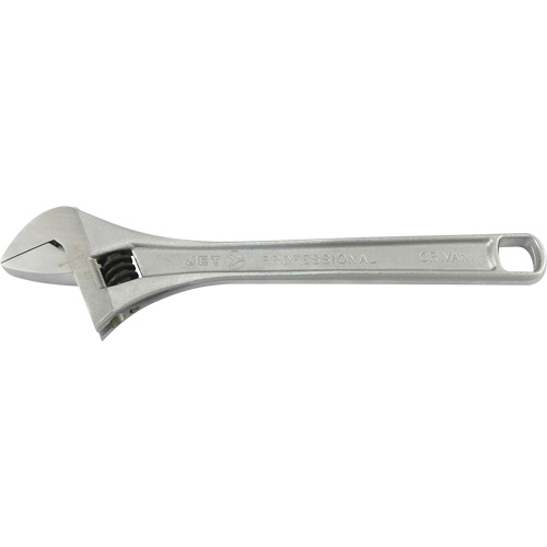 JET 711135 AWP-12 Super Heavy-Duty Professional Adjustable Wrench, 12" L, 1-1/2" Max Width, Chrome