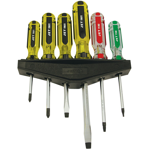 JET 720505 Jumbo Handle Screwdriver Set, 6