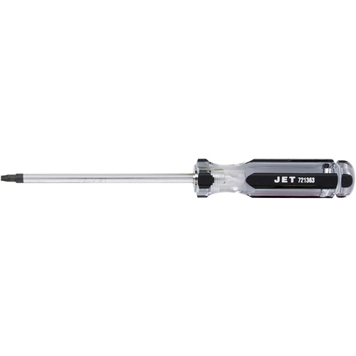 JET 721363 Square Jumbo Handle Screwdriver, #3 Tip, Round, 6" L, Plastic Handle