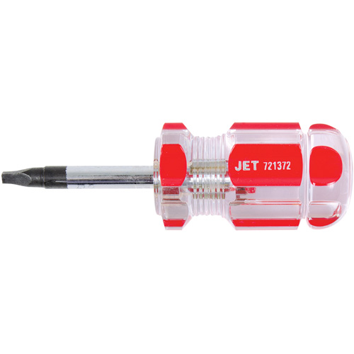 JET 721372 Square Jumbo Handle Screwdriver, #2 Tip, Square, Plastic Handle