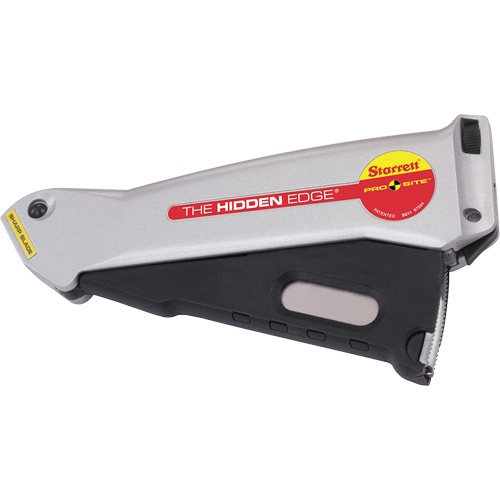 Starrett S011 Hidden Edge&reg; Knife, 19 mm, Steel, Aluminum Handle