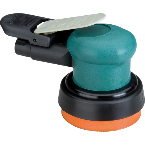 Dynabrade 59015 Ponceuses &agrave; orbite al&eacute;atoire 3 1/2" sans aspirateur Dynorbital-Spirit, Dia 3-1/2", Entr&eacute;e 1/4" NPT, 12 000 Tr/min