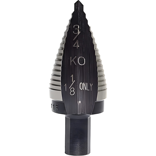 Irwin 10313ZR Step Drill Bit, 1-1/8" - 1-1/8" , 5/32" Increments, High Speed Steel