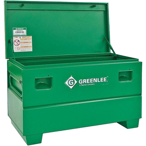 Greenlee 2448 Jobsite Chest, 48" x 24" x 25", Steel, Green