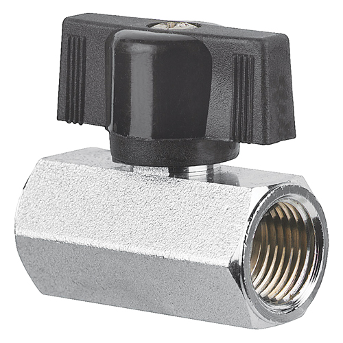 DWYER Mini Ball Valves, Brass, Manual, FNPT x FNPT THZ644 (MVBTF3