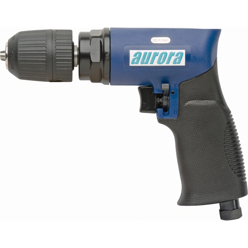 Outils Aurora THZ675 Perceuses r&eacute;versibles pneumatiques 3/8", 4 pi³/min, 1/4" NPT, 88 dBA, 3/8" mandrin