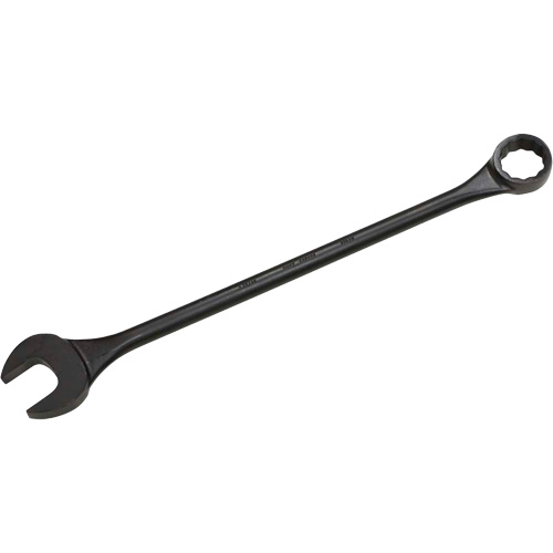 Gray Tools 3162B Round Shank Combination Wrench, 12 Point, 1-15/16", Black Oxide Finish