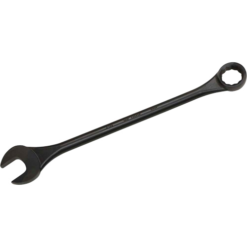 Gray Tools 3168B Round Shank Combination Wrench, 12 Point, 2-1/8", Black Oxide Finish