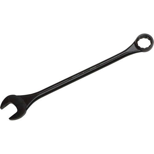 Gray Tools 3172B Round Shank Combination Wrench, 12 Point, 2-1/4", Black Oxide Finish