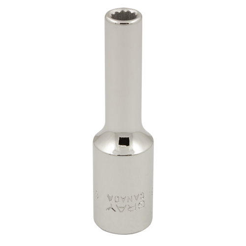 Gray Tools MTL13 Socket, 13 mm, 3/8" Drive, 12 Points, Deep