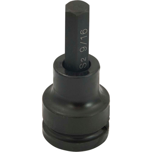 Gray Tools PB2618 Standard Length Socket, Hex, 9/16" x 4" L, 3/4" Drive