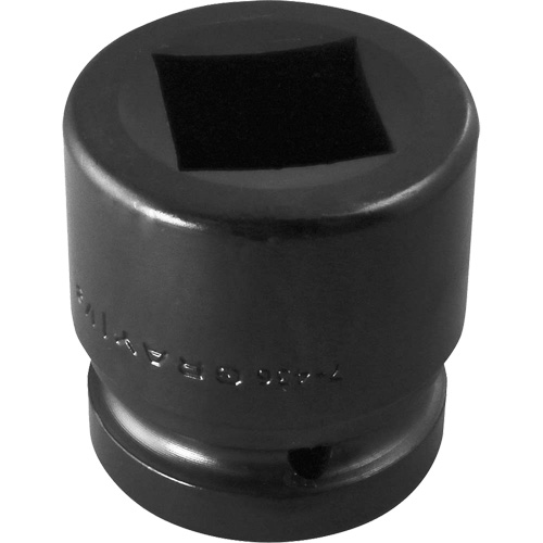 Gray Tools 7-436 Douille noire, Chocs, 1-1/8", Prise 1", 4 pans