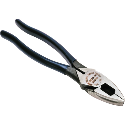 Klein Tools D213-8NE High Leverage Side Cutters, 8-11/16" L