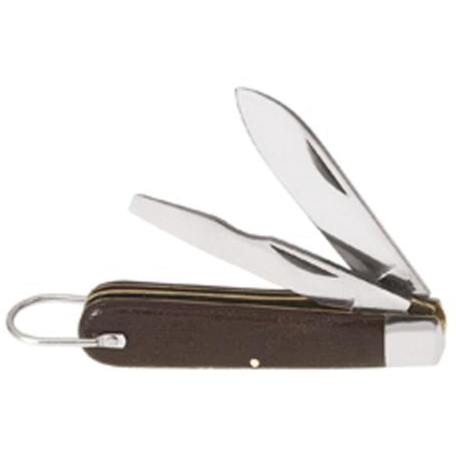 Klein Tools 1550-2 2-Blade Pocket Knife, 2-1/2" Blade, Carbon Steel Blade, Plastic Handle