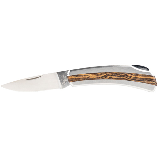 Klein Tools 44033 Pocket Knife with Drop Point Blade, 2-1/4" Blade, Stainless Steel Blade, Stainless Steel Handle