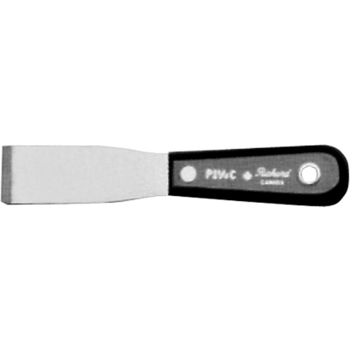 Richard P-1 1/4-C Putty Knife Chisel, Steel Blade, 1-1/4" Wide, Polypropylene Handle